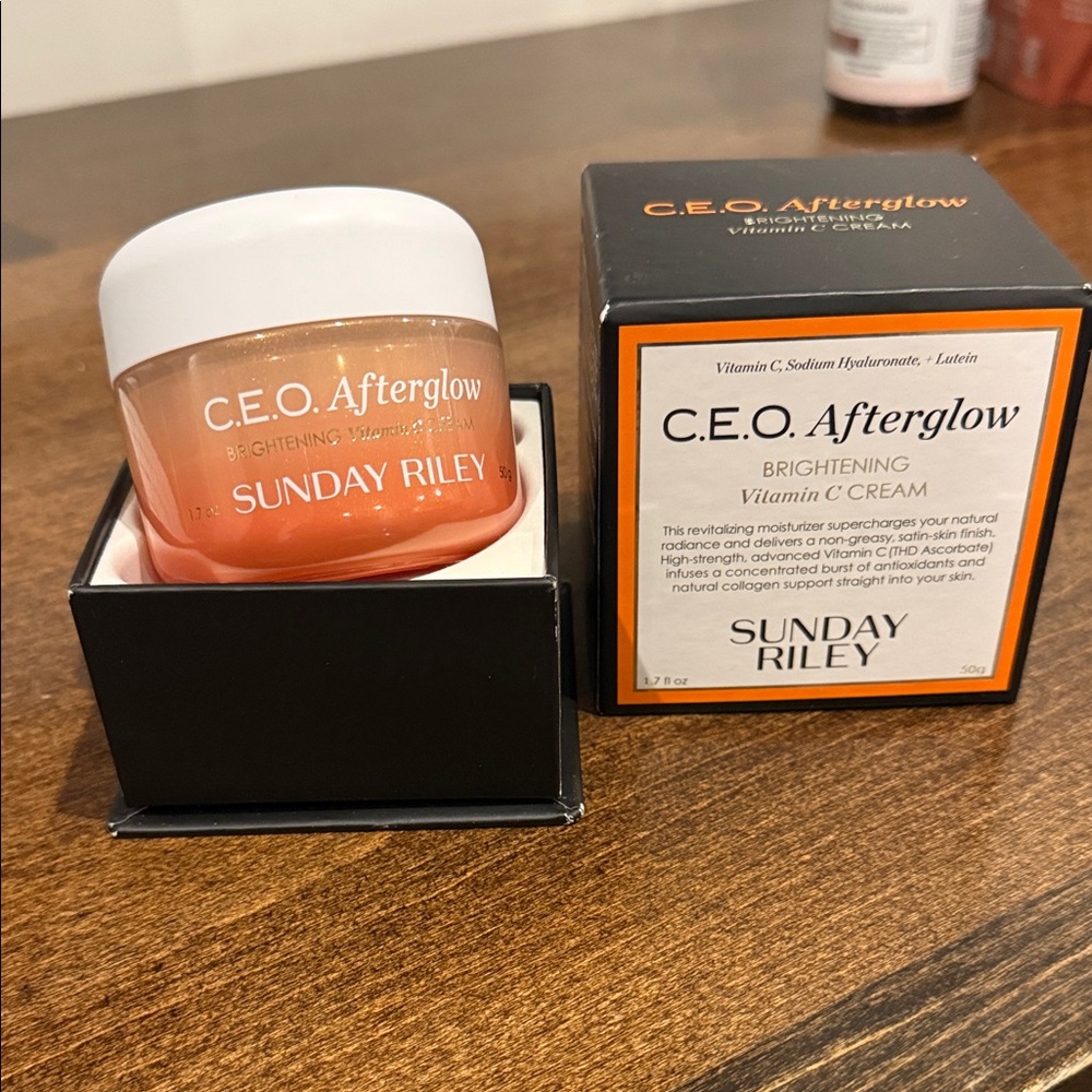 Sunday Riley C.E.O. Afterglow Brightening Cream - NEW IN BOX